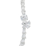 Juego de Plata con Circonia Gota Azul