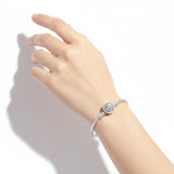 Pulsera para Dijes con Broche de Círculo con Circonia 19 cm