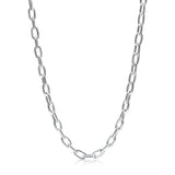 Cadena De Clip Plata 45 cm