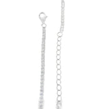 Collar Circonia Con Destello Brillante