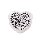 Charm De Corazón Con Árbol De La Vida