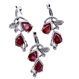 Juego de Piedras Preciosas con Plata