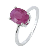 Anillo De Plata Con Piedras Preciosas