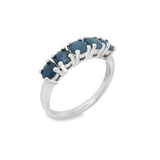 Anillo De Plata Con Esmeralda Esmeralda / #7