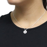 Collar de Circonia con Cruz