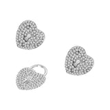 Juego Corazon con Llave Arete y Dije