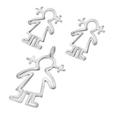 Juego De Niñas De Plata Lisa Liso