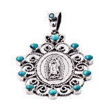 Medalla De Flor De La Virgen De Guadalupe