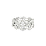 Anillo de Plata Circulos de Circonia 5