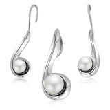 Juego De Plata Con Perla Perla