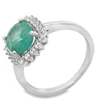 Anillo De Plata Con Piedras Preciosas