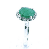 Anillo De Plata Con Piedras Preciosas