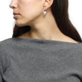 Arracadas de Perla con Circonia