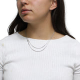 Collar Doble de Tenis de Circonia