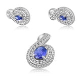 Juego De Plata Con Circonia