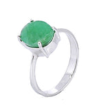 Anillo De Plata Con Piedras Preciosas