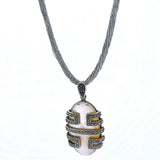 Collar De Plata Con Marquesita-Plarte