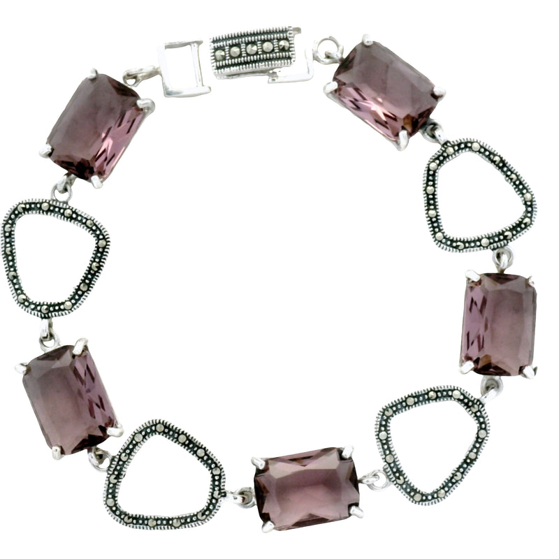 Juego de Marquesita Rectangular con Circonia