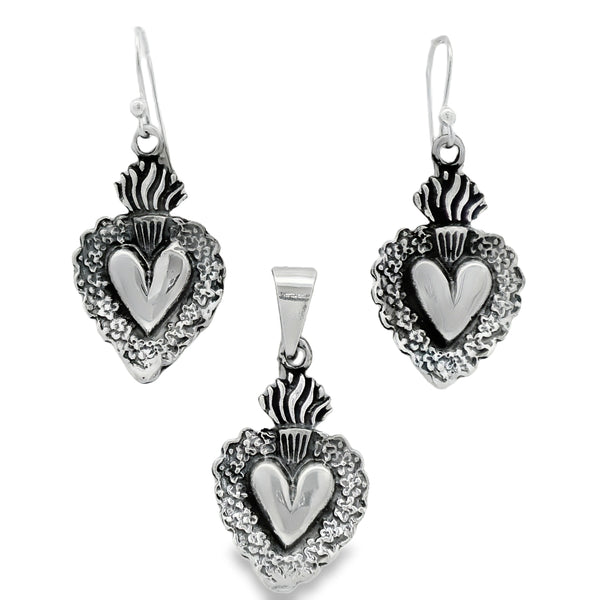 Juego de Plata Corazon