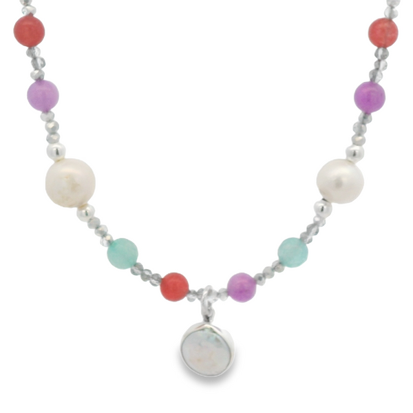 Juego de Cristales con Perlas