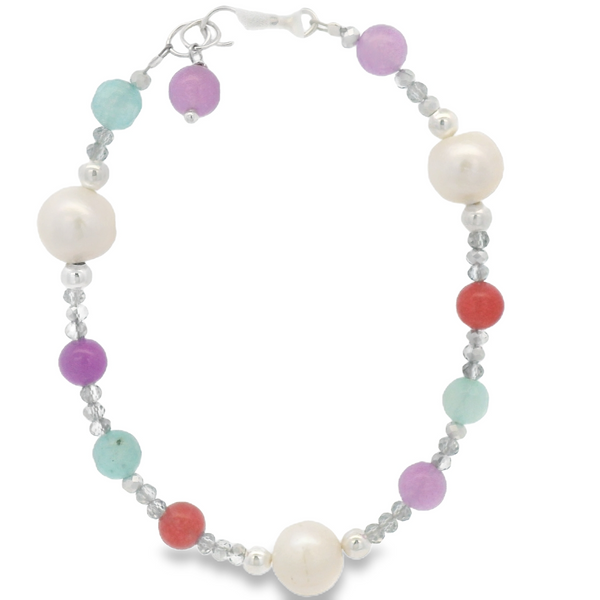 Juego de Cristales con Perlas