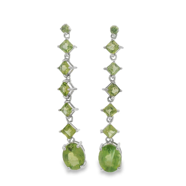 Arete Largo de Piedra Natural Amatista