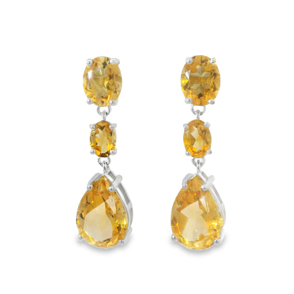 Arete de Piedra Natural de Gota Amatista