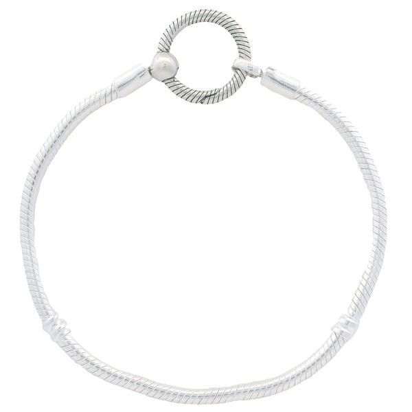 Pulsera para Dijes con Broche de Circulo 18 cm