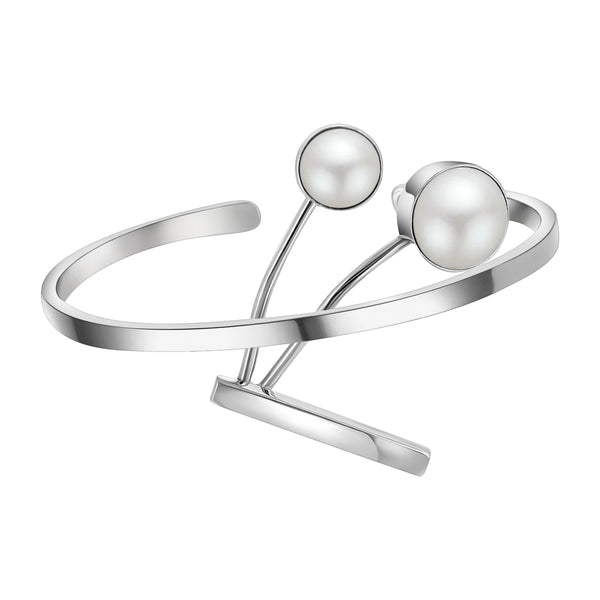 Brazalete Abierto Con Perla