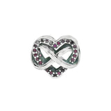Charm Corazón con Infinito