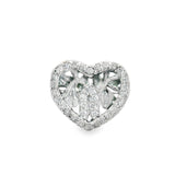 Charm Corazón con Circonias