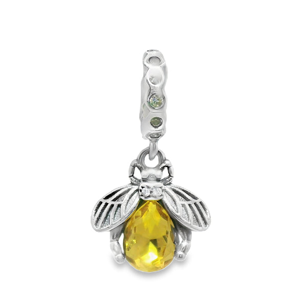 Charm Abeja con Circonias