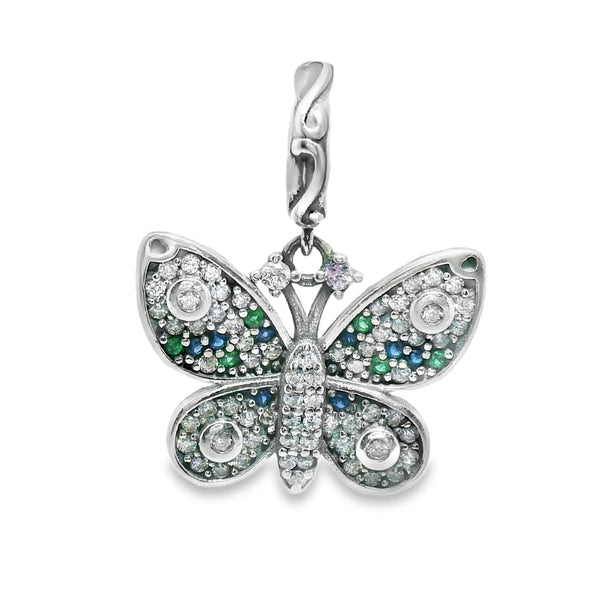 Charm Mariposa con Circonias