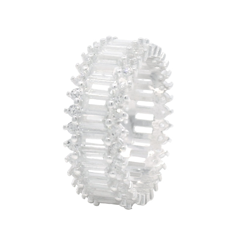 Argolla de Circonia en Baguette #5