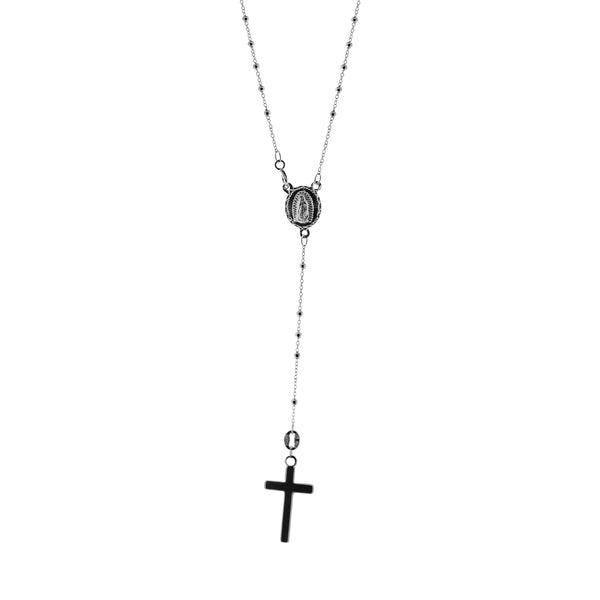 Rosario Ultra Delgado De Plata
