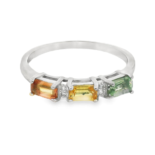 Anillo Piedra Natural Turmalina Rectangular Turmalina / 9