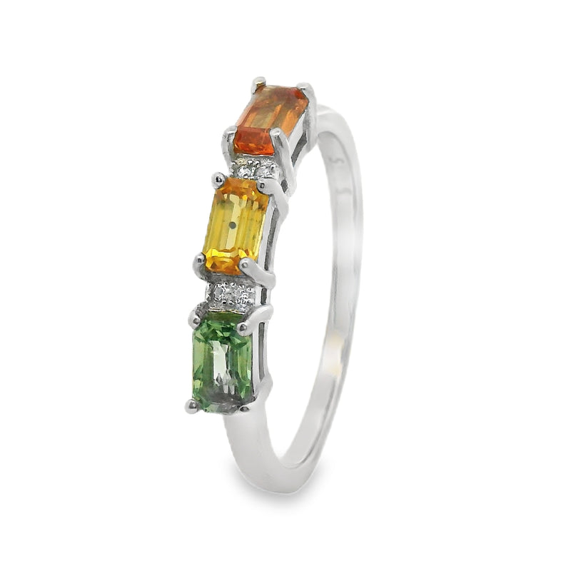 Anillo Piedra Natural Turmalina Rectangular Turmalina / 9