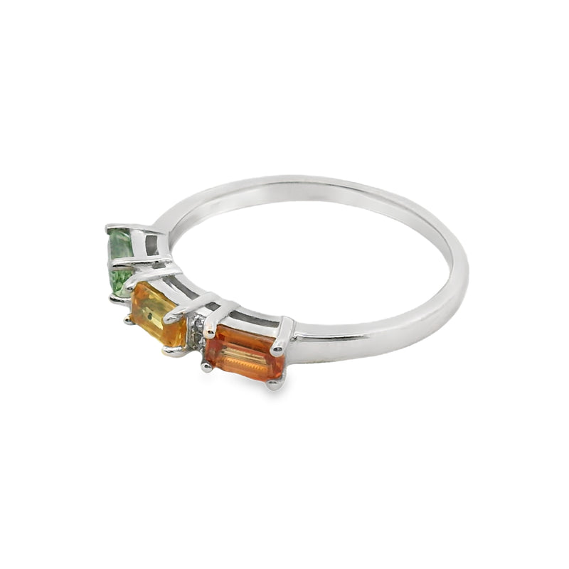 Anillo Piedra Natural Turmalina Rectangular Turmalina / 9