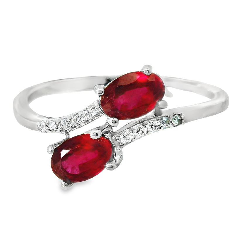 Anillo Piedra Natural con Circonia Esmeralda / 7