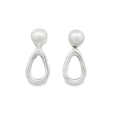 Arete Largo Con Perla