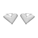 Arracadas De Cono Plata Lisa