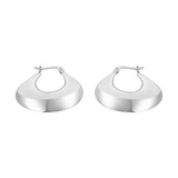 Arracadas De Bolsito Plata Lisa