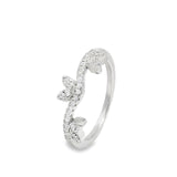 Anillo de Circonia con Tres Corazones 6