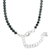 Collar Tipo Tenis Con Circonias Brillantes Blancos