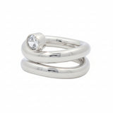 Anillo Con Piedra Solitaria 6