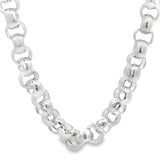 Collar Argolla Redonda de Plata Lisa