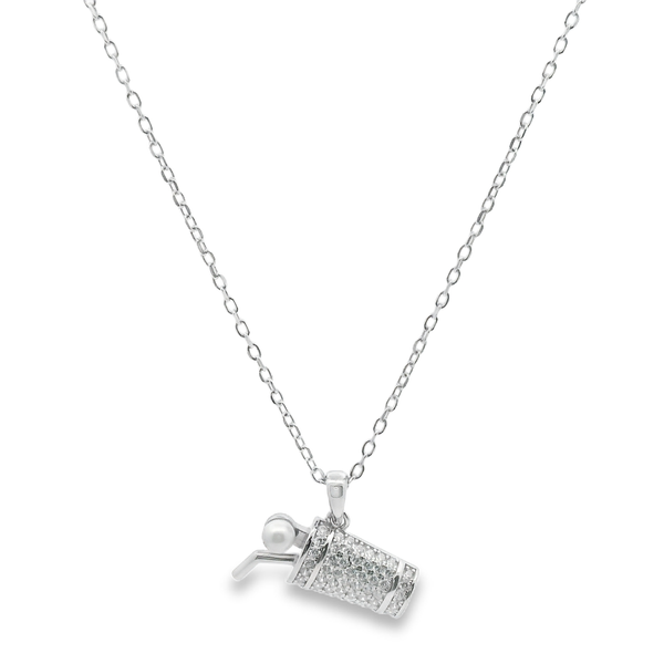 Collar con Colgante de Bebida