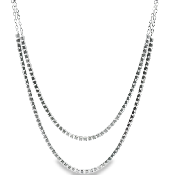 Collar Doble de Tenis de Circonia