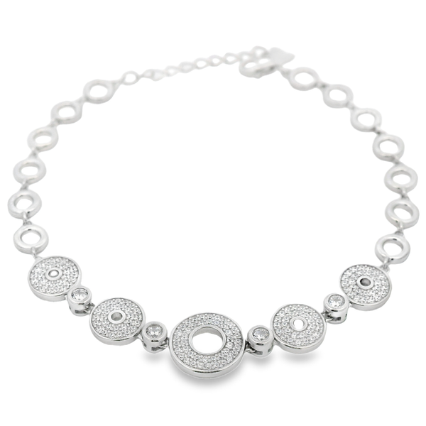 Pulsera Circulos con Cirrconia