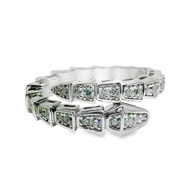 Anillo Vibora Doble de Circonia 6